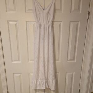 Rue21 Elegant White Eyelet Maxi Dress